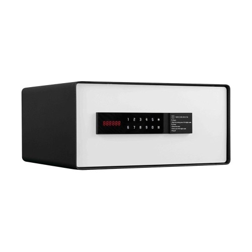 SAFEBOXE  MHS-1003 BLACK/WHITE ΚΛΕΙΔΙ& ΣΥΝΔΙΑΣΜΟ ΜΕ ΟΘΟΝΗ ΓΙΑ ΛΑΠΤΟΠ